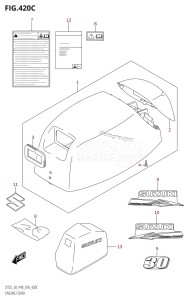 DT30 From 03005 -810001 ()  2018 drawing ENGINE COVER (DT30R)