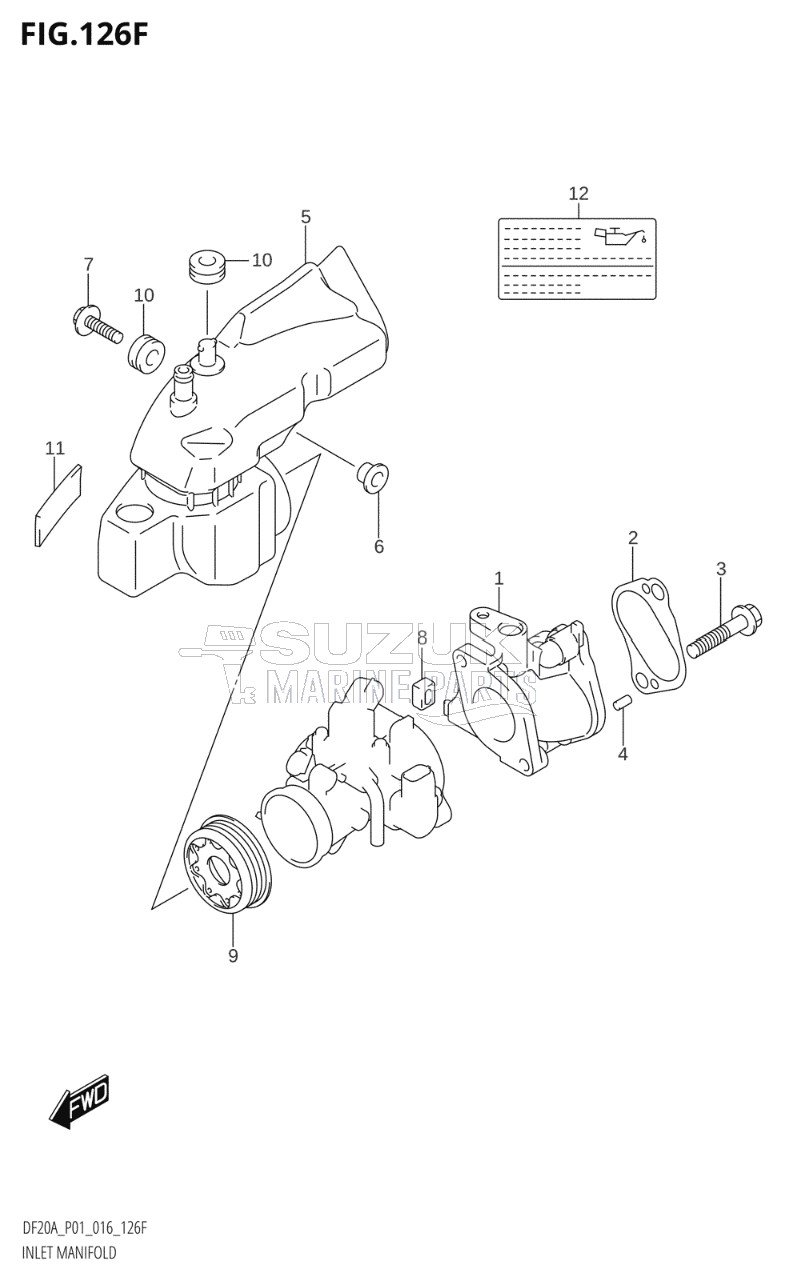 INLET MANIFOLD (DF15AT:P01)