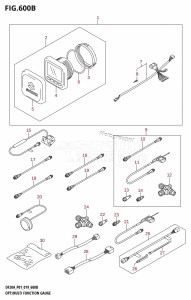 DF20A From 02002F-910001 (P01 P40)  2019 drawing OPT:MULTI FUNCTION GAUGE (DF15AR,DF15AT)