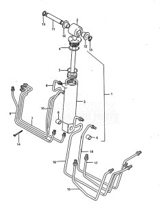 Outboard DT 140 drawing Tilt Cylinder