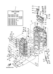 Z250F drawing CYLINDER--CRANKCASE-1