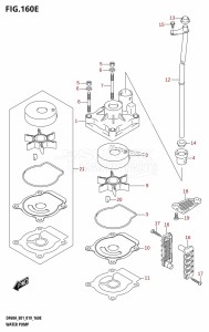 DF40A From 04003F-910001 (E01)  2019 drawing WATER PUMP (DF60AQH:E01,DF60ATH:E01)