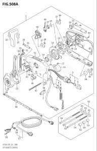 01504F-040001 (2020) 15hp P01-Gen. Export 1 (DF15A    DF15AR    DF15AT) DF15A drawing OPT:REMOTE CONTROL (DF9.9B,DF15A,DF20A)