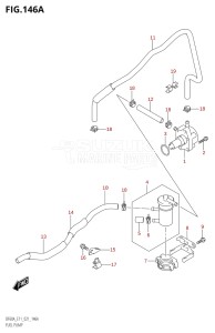 05003F-340001 (2023) 50hp E01-Gen. Export 1 (DF50AT  DF50ATH) DF50A drawing FUEL PUMP