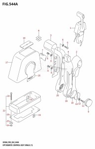 DF20A From 02002F-440001 (P03)  2024 drawing OPT:REMOTE CONTROL ASSY SINGLE (1) (DF9.9B,DF9.9BT,DF15A)