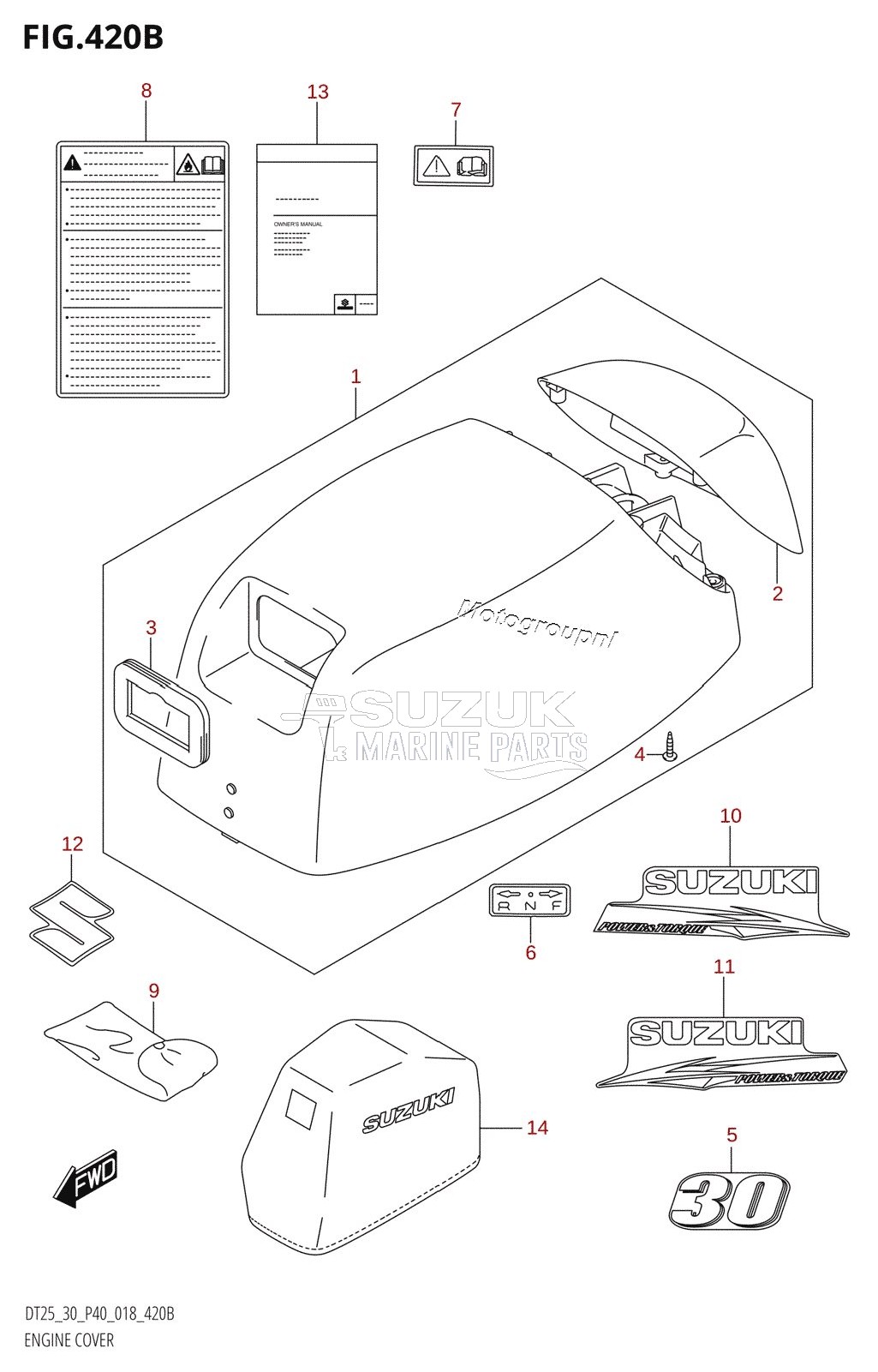 ENGINE COVER (DT30)