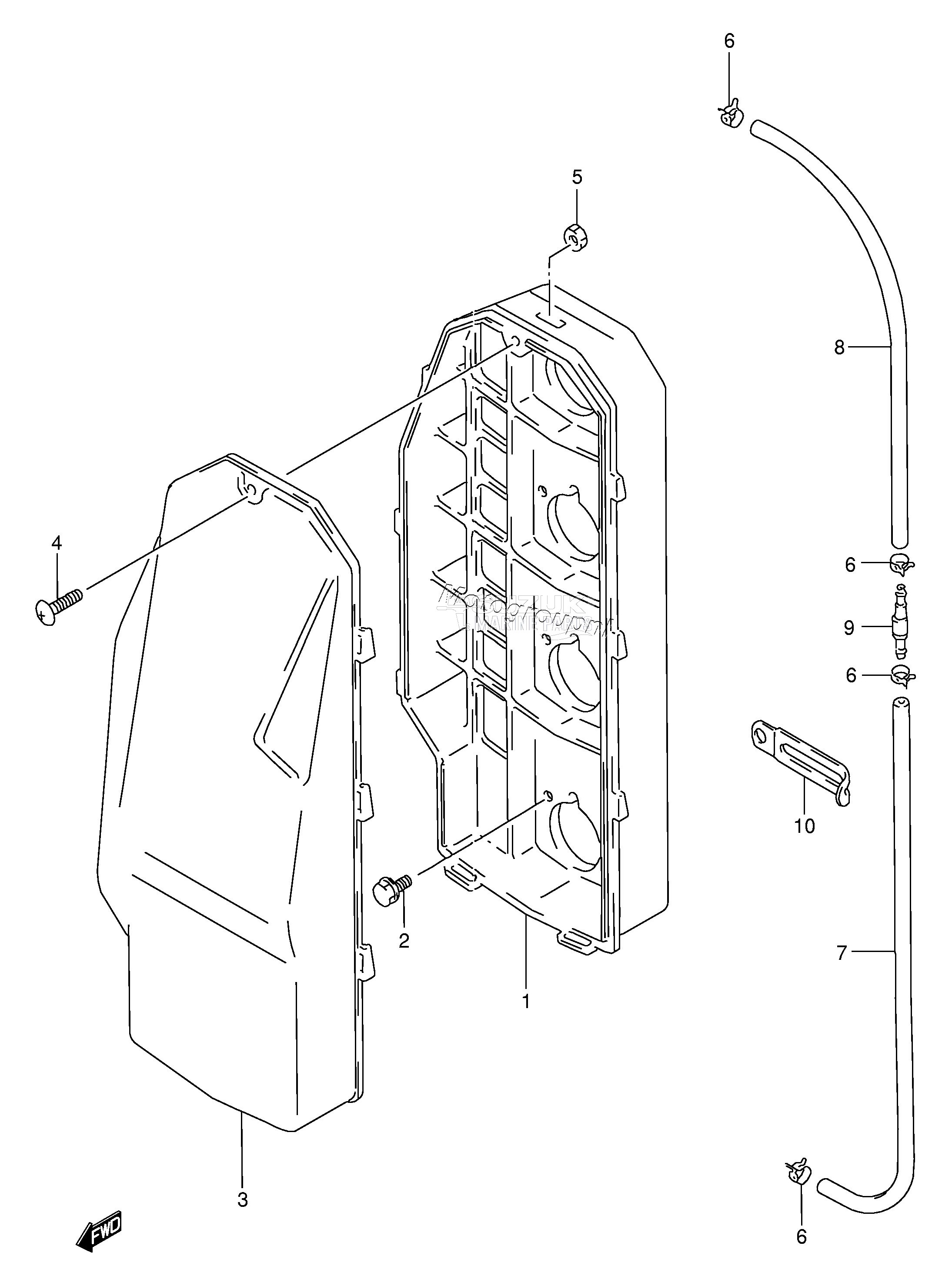 SILENCER CASE (PLASTIC) (*)