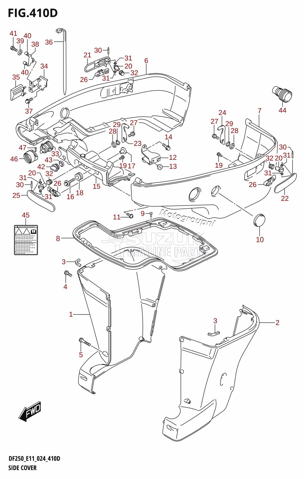 SIDE COVER (X-TRANSOM,XX-TRANSOM)