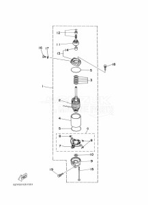 F50A drawing STARTER-MOTOR