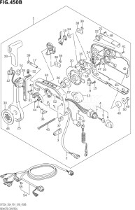 02504F-810001 (2018) 25hp P01-Gen. Export 1 (DF25A  DF25AR  DF25AT  DF25ATH) DF25A drawing REMOTE CONTROL (DF25AT,DF30AT)