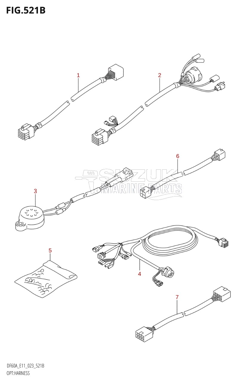 OPT:HARNESS ((DF40A,DF40AST,DF50A,DF60A,DF50AVT,DF60AVT,DF40ASVT):022)