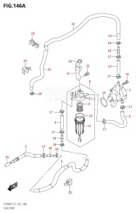 DF200AP From 20003P-340001 (E11 E40)  2023 drawing FUEL PUMP (E01,E03,E11)