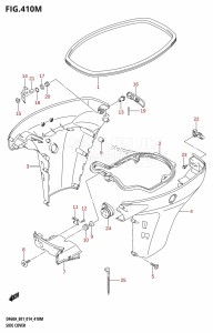 DF40A From 04003F-410001 (E01)  2014 drawing SIDE COVER (DF60ATH:E40)