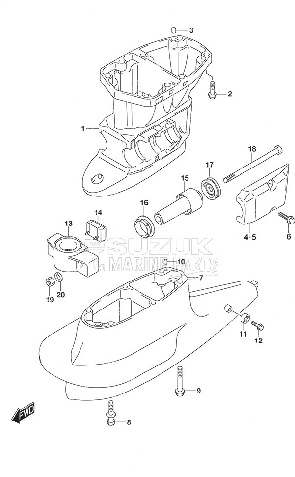 Drive Shaft Housing High Thrust