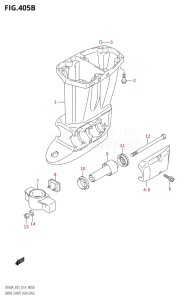 06003F-410001 (2014) 60hp E03-USA (DF60AVT) DF60A drawing DRIVE SHAFT HOUSING (DF50A)