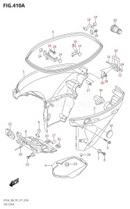 02504F-710001 (2017) 25hp P01-Gen. Export 1 (DF25A  DF25AR  DF25AT  DF25ATH) DF25A drawing SIDE COVER (DF25A:P01)