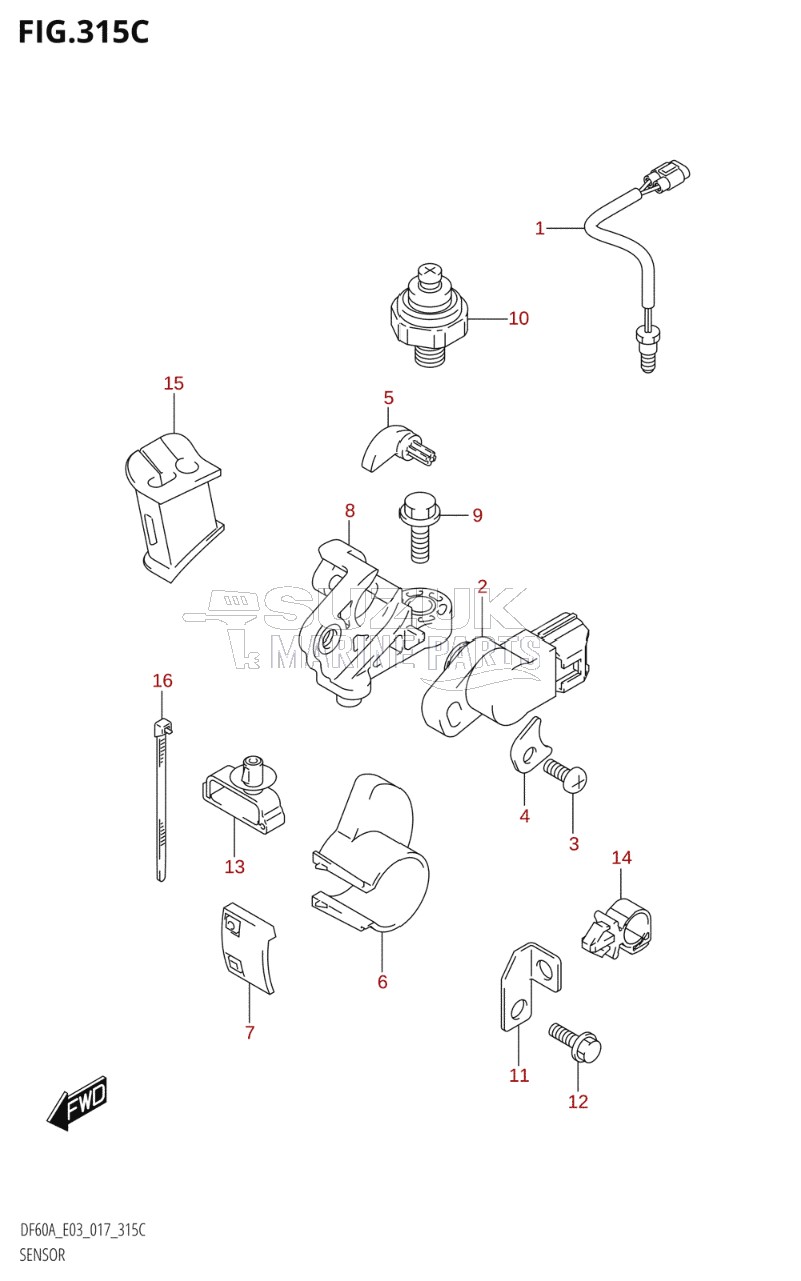 SENSOR (DF60A:E03)