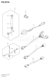 20003F-040001 (2020) 200hp E01 E40-Gen. Export 1 - Costa Rica (DF200AT) DF200A drawing OPT:HARNESS