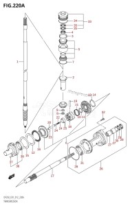 DF225T From 22503F-210001 (E01)  2012 drawing TRANSMISSION (DF200T:E01)