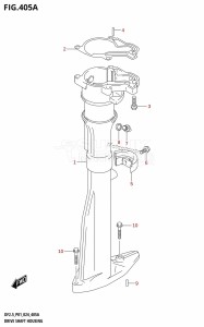 DF2.5 From 00252F-440001 (P01 )  2024 drawing DRIVE SHAFT HOUSING (S-TRANSOM)