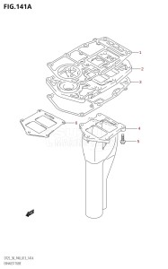 DT30 From 03005-310001 ()  2013 drawing EXHAUST TUBE (DT25K:P36)