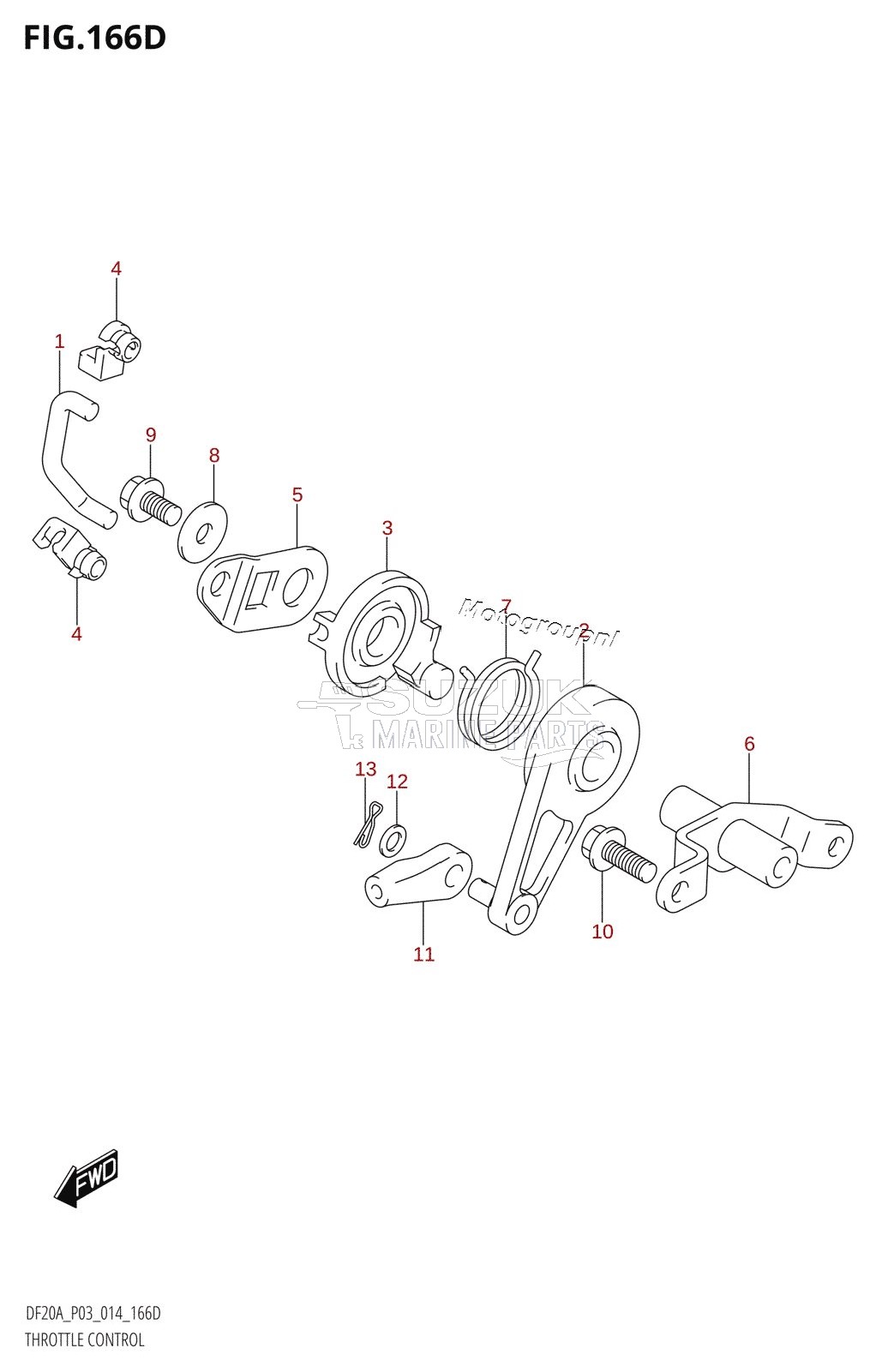 THROTTLE CONTROL (DF20AR:P03)