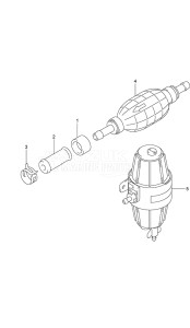 Outboard DF 150 drawing Fuel Hose