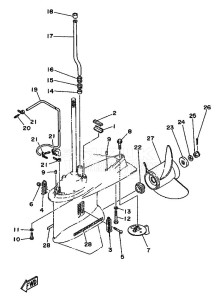 L150A drawing PROPELLER-HOUSING-AND-TRANSMISSION-2