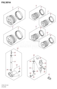 DF300 From 30002F-110001 (E03)  2011 drawing OPT:METER