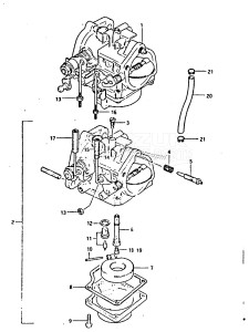 DT60 From 06001-401001 ()  1984 drawing CARBURETOR