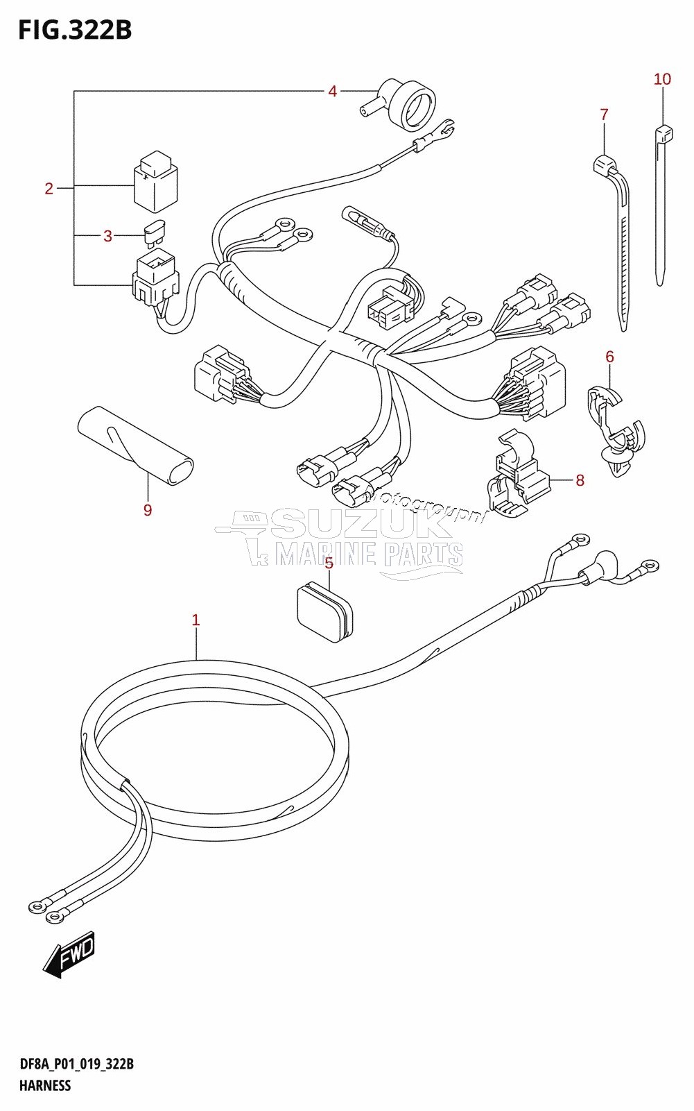 HARNESS (DF8AR,DF9.9AR)