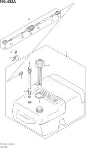 02503F-410001 (2014) 25hp E01-Gen. Export 1 (DF25  DF25A  DF25AT  DF25ATH  DF25Q  DF25R) DF25 drawing FUEL TANK