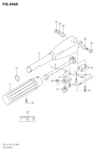 DF5 From 00502F-410001 (P01)  2014 drawing TILLER HANDLE