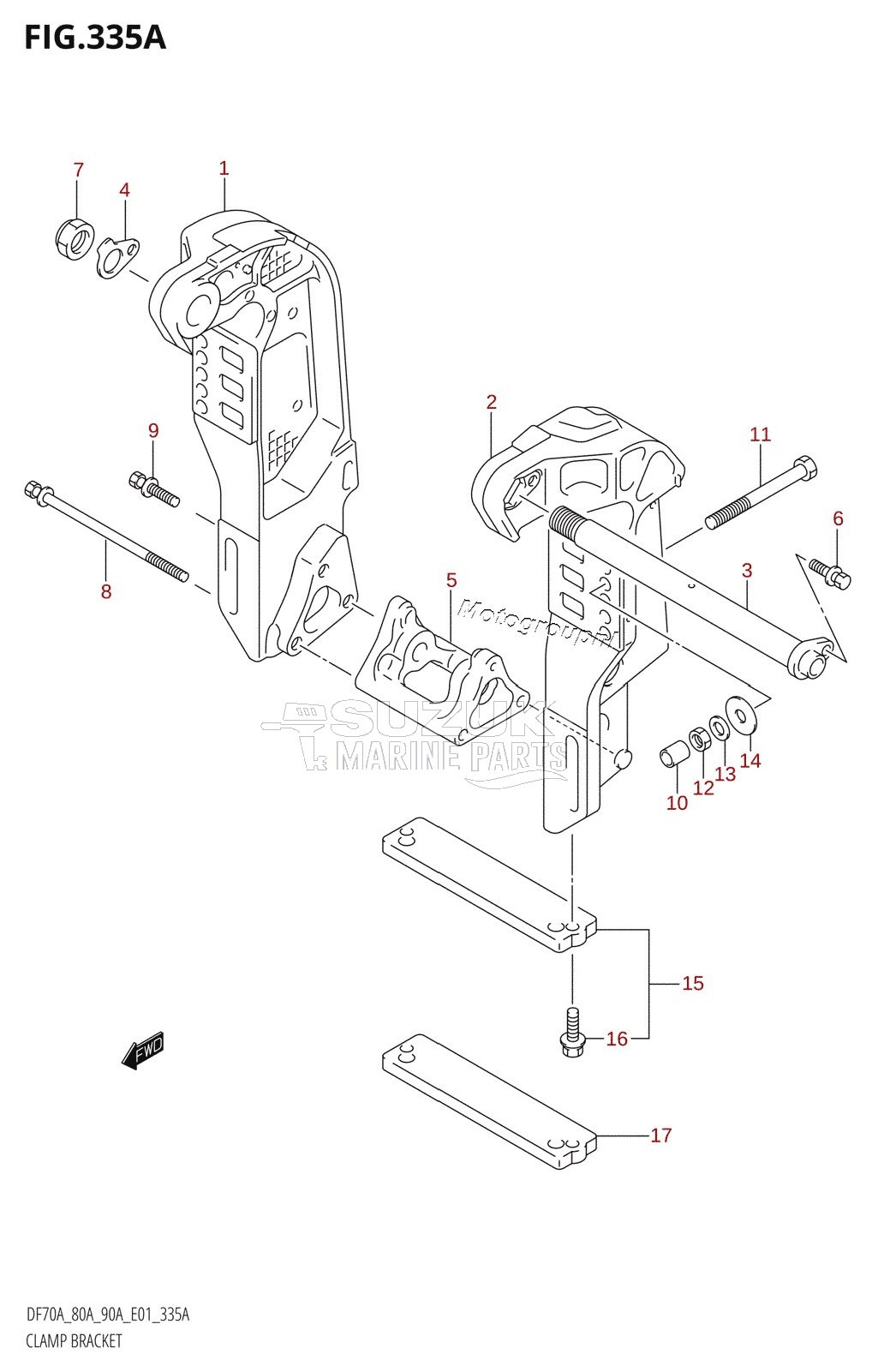 CLAMP BRACKET (K9,K10)