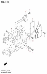 DF175AP From 17503P-440001 (E11)  2024 drawing RECTIFIER /​ IGNITION COIL