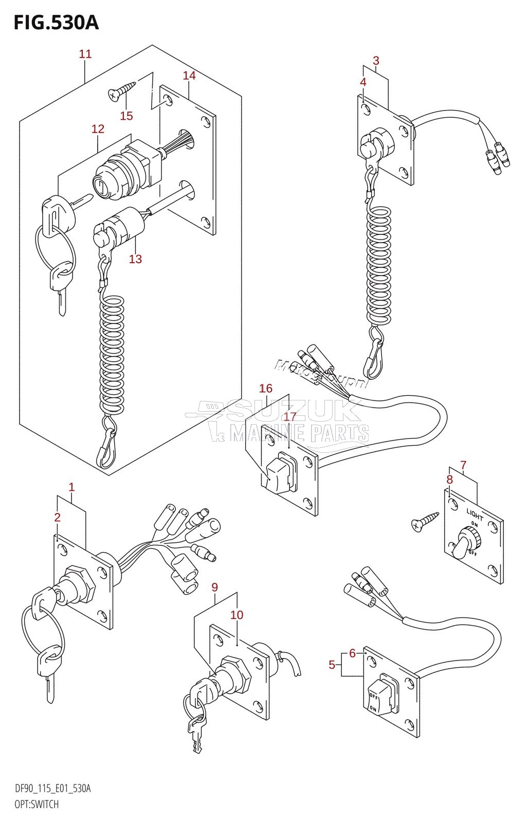 OPT:SWITCH (K1,K2,K3,K4)