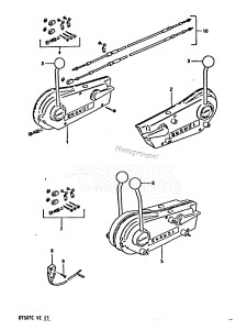 DT50 From 05003-401001 ()  1984 drawing OPT: REMOTE CONTROL