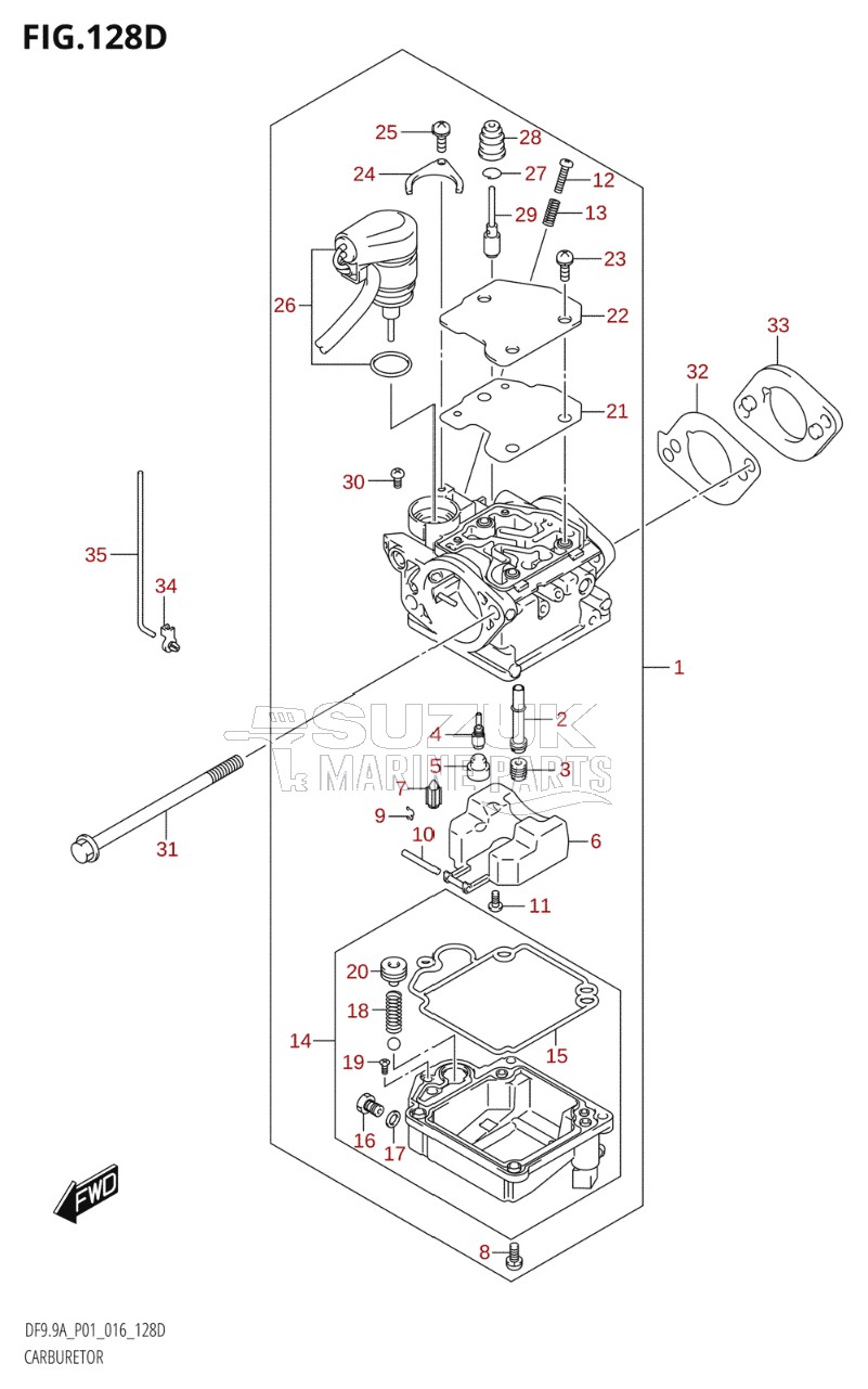 CARBURETOR (DF9.9AR:P01)