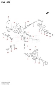 DT30 From 03001-680001 ()  2006 drawing THROTTLE CONTROL ((DT25,DT30):(E01,E13),DT30R:E01)