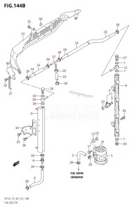 DF175T From 17502F-210001 (E01 E40)  2012 drawing FUEL INJECTOR (DF150T:E40)