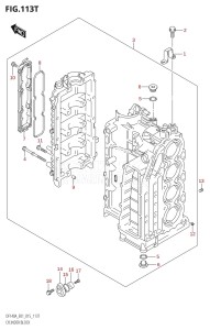 DF140AZ From 14003Z-510001 (E01 E40)  2015 drawing CYLINDER BLOCK (DF140AZ:E01)