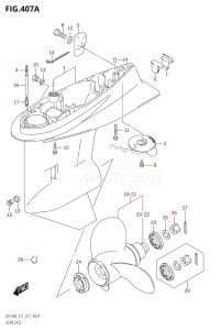 DF115A From 11503F-710001 (E11 E40)  2017 drawing GEAR CASE (DF100AT:E11)