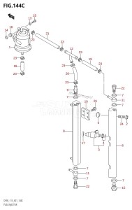 DF115T From 11501F-780001 (E01 E40)  2007 drawing FUEL INJECTOR (DF115WT,DF115WZ)