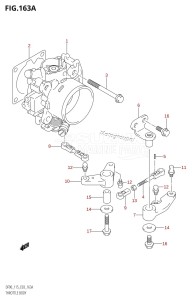 DF115T From 11501F-980001 (E03)  2009 drawing THROTTLE BODY