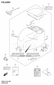 DF50A From 05004F-340001 (E03)  2023 drawing ENGINE COVER ((DF50A,DF50ATH,DF50AVTH):E01:020)