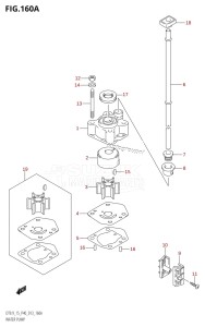 DT15 From 01503K-310001 (P36-)  2013 drawing WATER PUMP (DT9.9:P40)