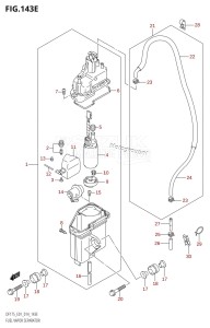 DF175TG From 17502F-410001 (E01 E40)  2014 drawing FUEL VAPOR SEPARATOR (DF150Z:E01)