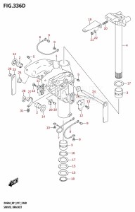 DF50A From 05004F-710001 (E01)  2017 drawing SWIVEL BRACKET (DF40AST:E34)