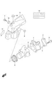 DF 9.9B drawing Inlet Manifold