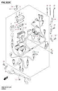 DF60A From 06002F-710001 (E01 E40)  2017 drawing HARNESS (DF40ATH:E01)